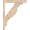 Ekena Millwork Funston Block Smooth Bracket w/ Offset Brace, Douglas Fir, 3 1/2"W x 16"D x 20"H BKT0402X16X20FST05SDF - alternate 3